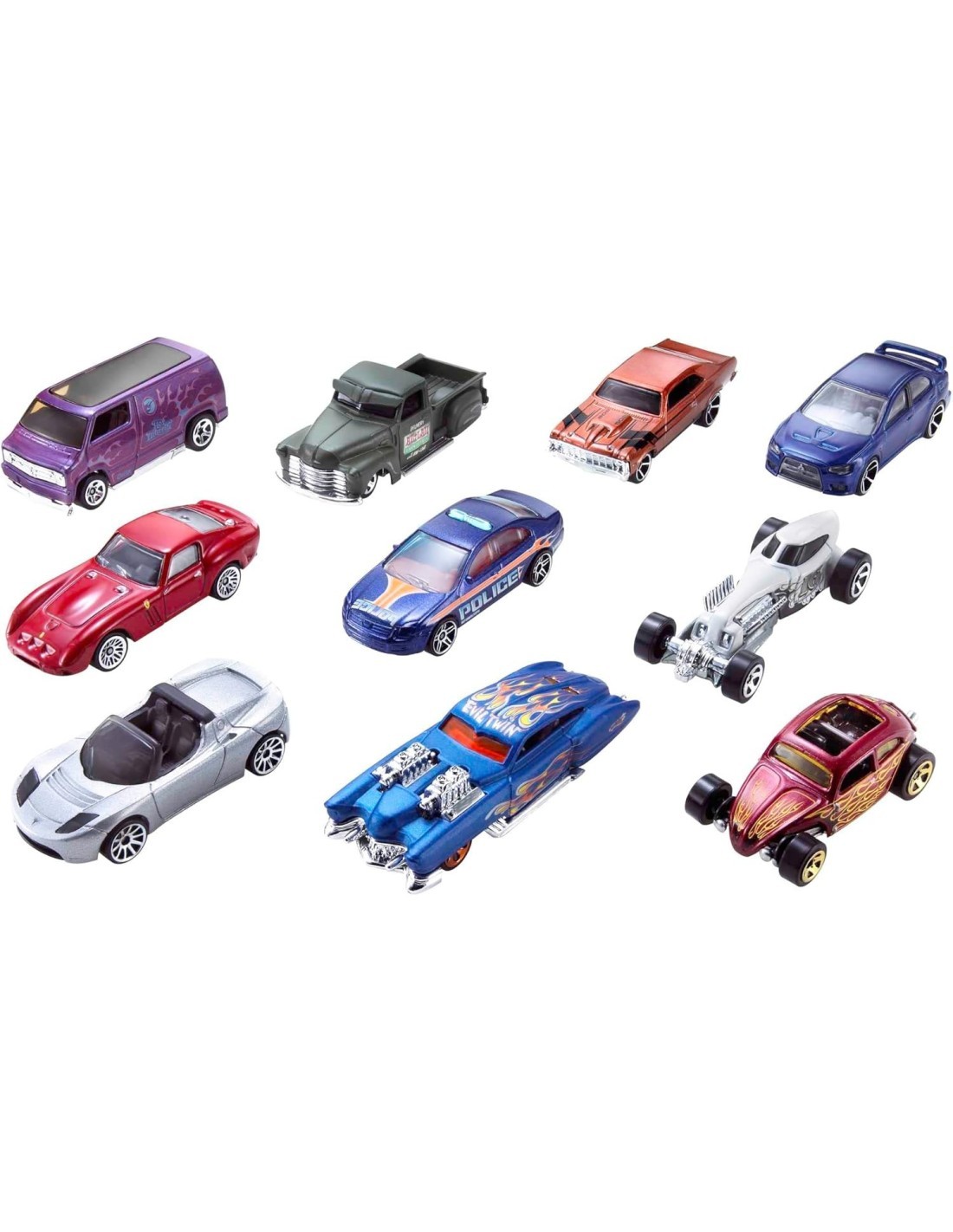 HOTWHEELS 54886 CONFEZIONE 10 AUTO su TreG Ingrosso