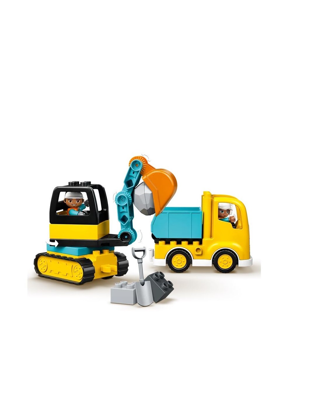 DUPLO 10931 CAMION E SCAVATRICE CINGOLATA su TreG Ingrosso