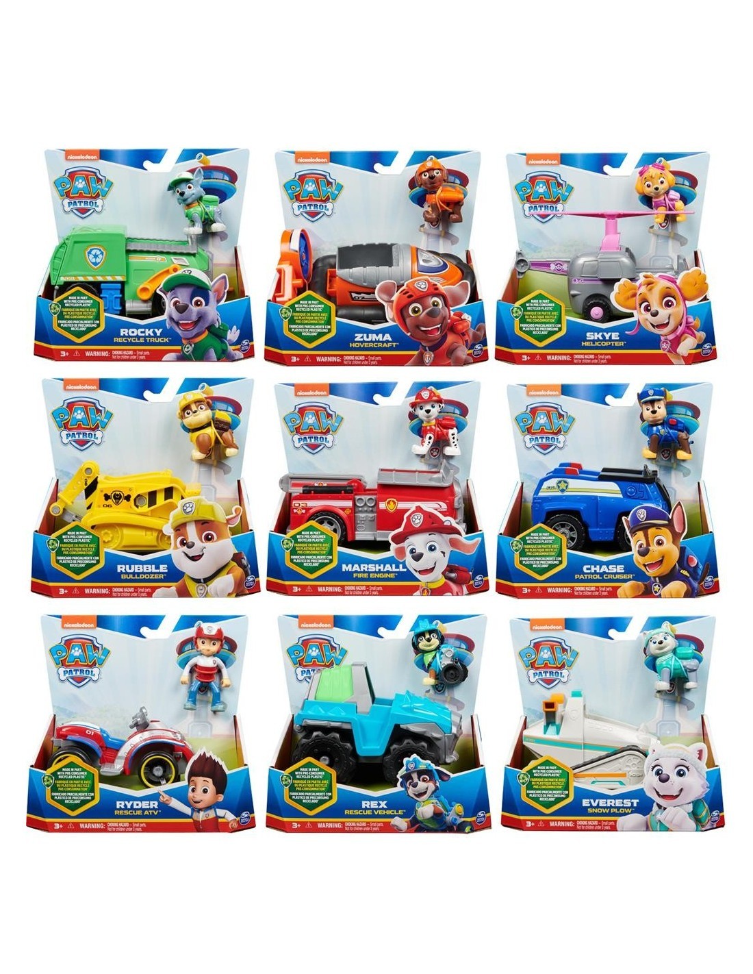PAW PATROL VEICOLO BASE ASSORTITO 6052310 su TreG Ingrosso