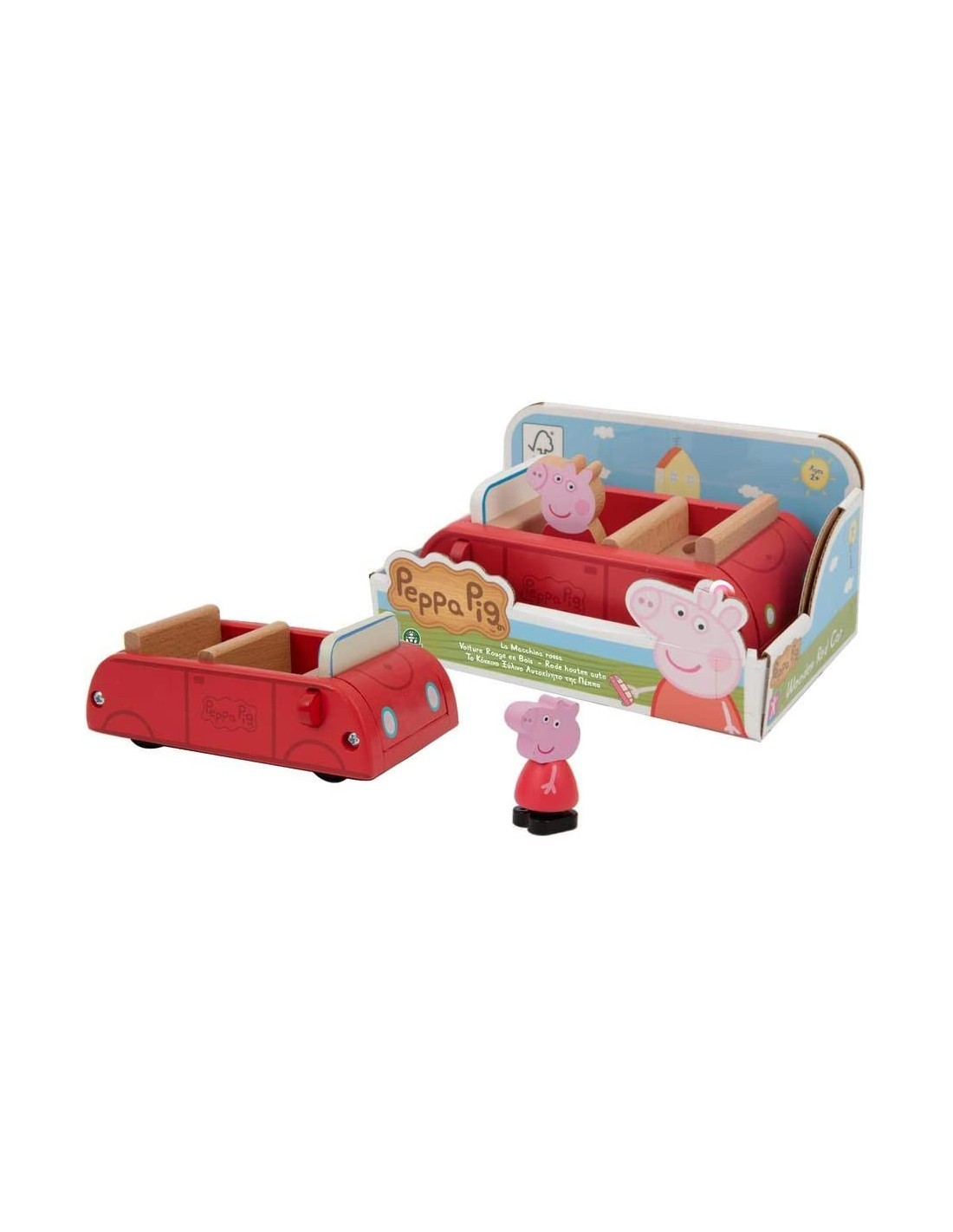 PEPPA PIG PPC63000 AUTO LEGNO CON PERSONAGGIO su TreG Ingrosso