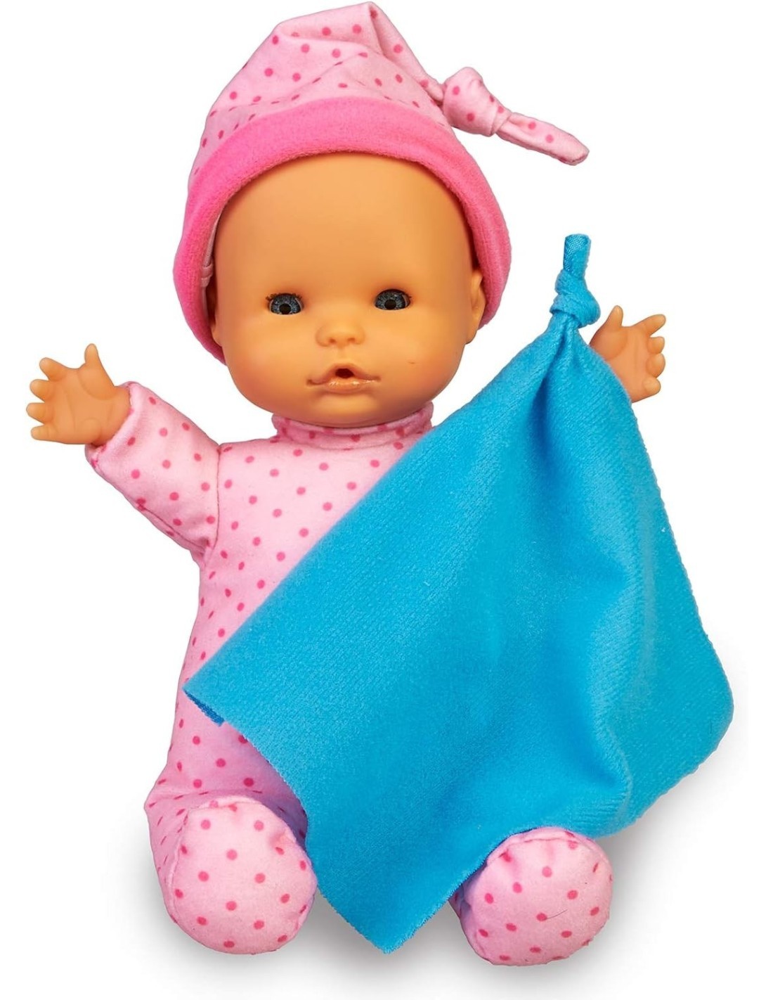Nenuco Dormiamo Bambola, Suoni per Bambini, Corpo Morbido 25 cm, Occhi che Si Chiudono, Coperta Inclusa, Per Bambini 1 Anno