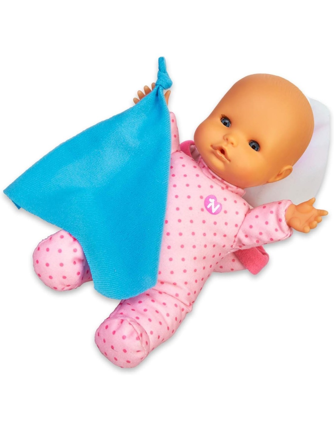 Nenuco Dormiamo Bambola, Suoni per Bambini, Corpo Morbido 25 cm, Occhi che Si Chiudono, Coperta Inclusa, Per Bambini 1 Anno