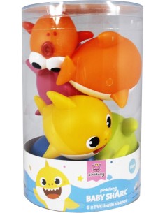 BABY SHARK 48821 BARATTOLO CON 6 PERSONAGGI su TreG Ingrosso