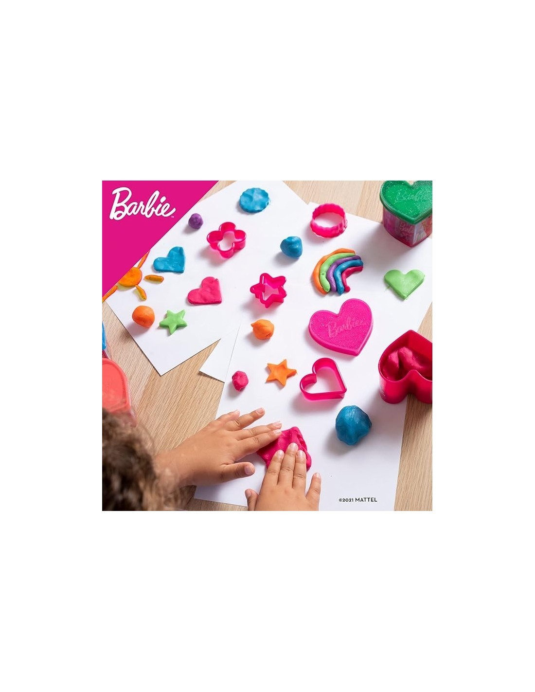 BARBIE 88744 VASETTO PASTA GLITTER MODELLABILE su TreG Ingrosso