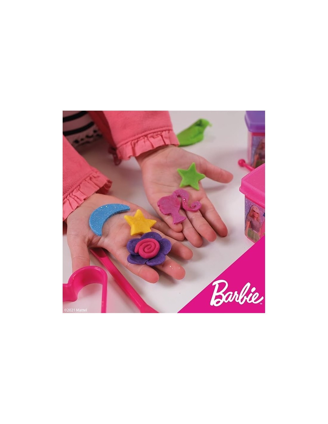 BARBIE 88744 VASETTO PASTA GLITTER MODELLABILE su TreG Ingrosso