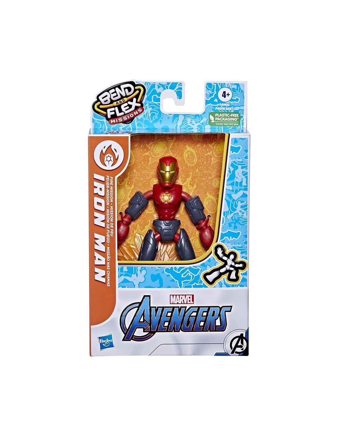 AVENGERS F4964 IRONMAN BEND FLEX su TreG Ingrosso
