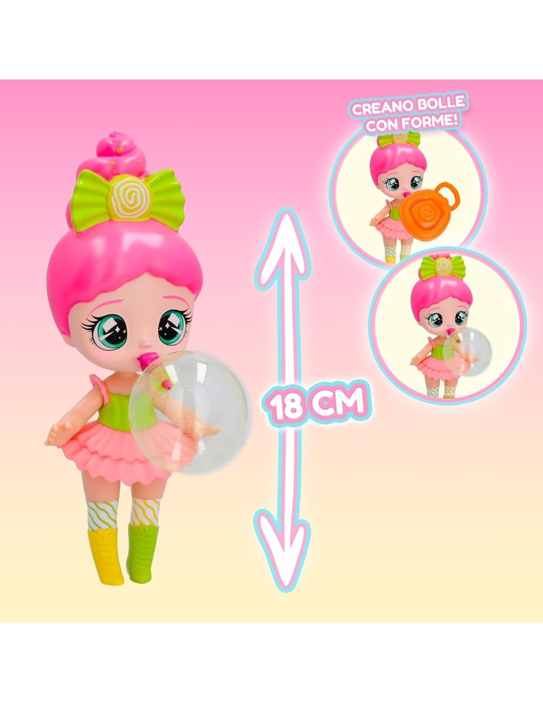 BUBILOONS 88863 BUBIGIRLS ASSORTITE su TreG Ingrosso