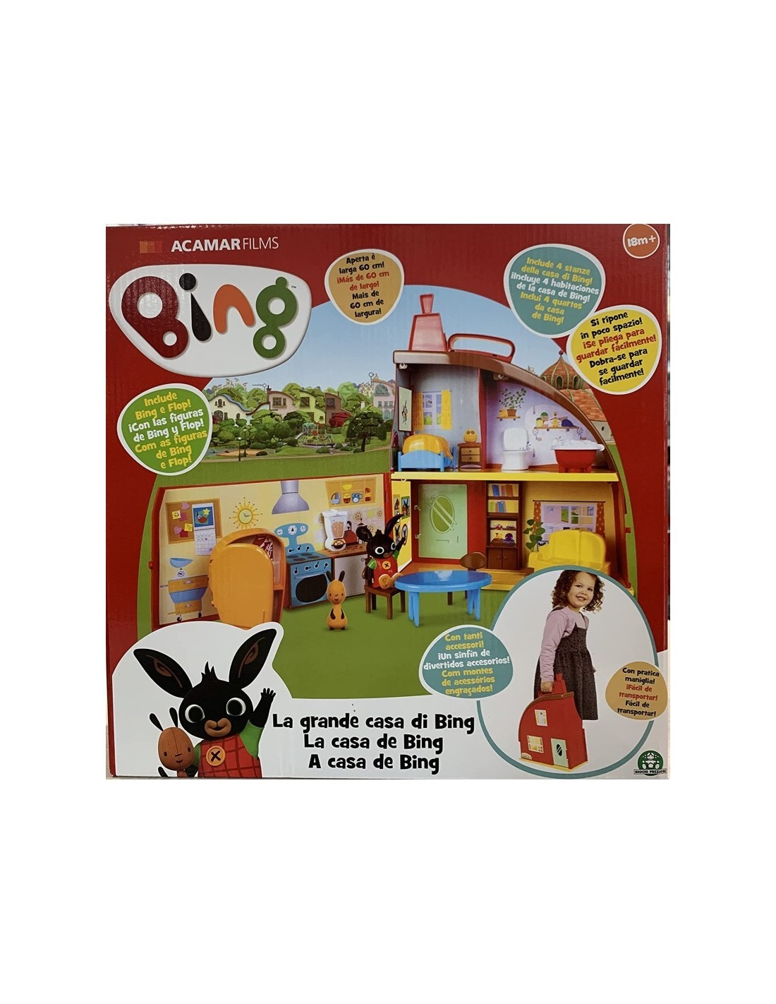 BING BNG36100 PLAYSET CASA CON PERSONAGGI su TreG Ingrosso