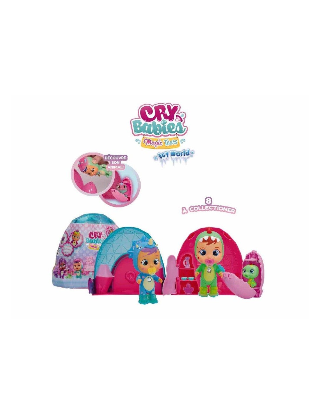 CRY BABIES 89075 ICY WORLD DINOS su TreG Ingrosso