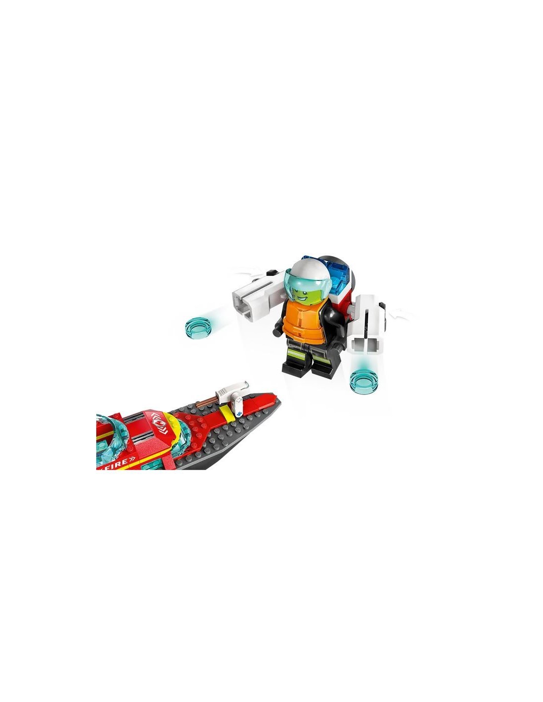 CITY 60373 BARCA DI SOCCORSO ANTINCENDIO su TreG Ingrosso