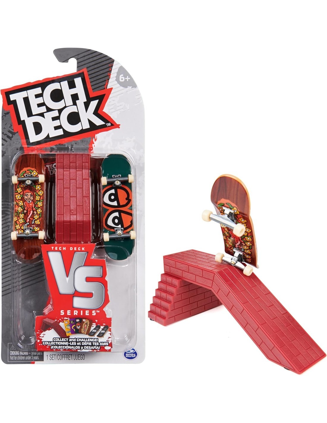 TECH DECK 6061574 CONF 2 SKATE CON ACCESSORI su TreG Ingrosso