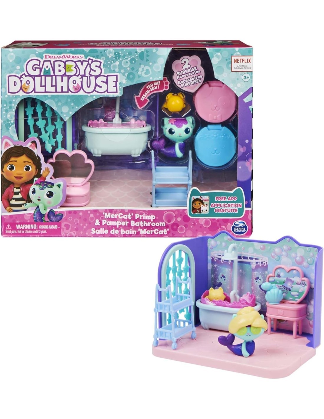 GABBY 6062036 PLAYSET BAGNO su TreG Ingrosso