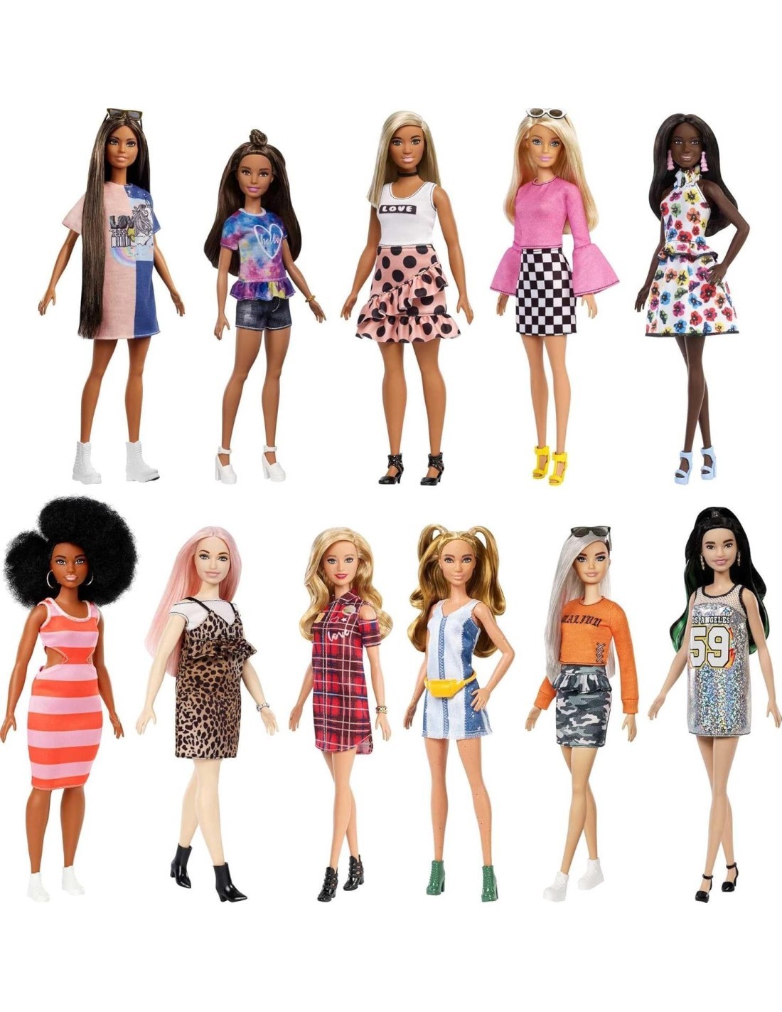BARBIE FBR37 FASHIONISTA BAMBOLE ASSORTITE su TreG Ingrosso