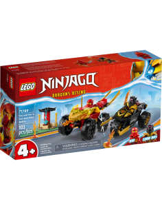 NINJAGO 71789 BATTAGLIA SU AUTO E MOTO DI KAI E RAS su TreG Ingrosso