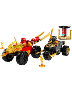 NINJAGO 71789 BATTAGLIA SU AUTO E MOTO DI KAI E RAS su TreG Ingrosso