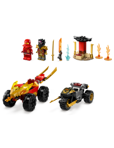NINJAGO 71789 BATTAGLIA SU AUTO E MOTO DI KAI E RAS su TreG Ingrosso