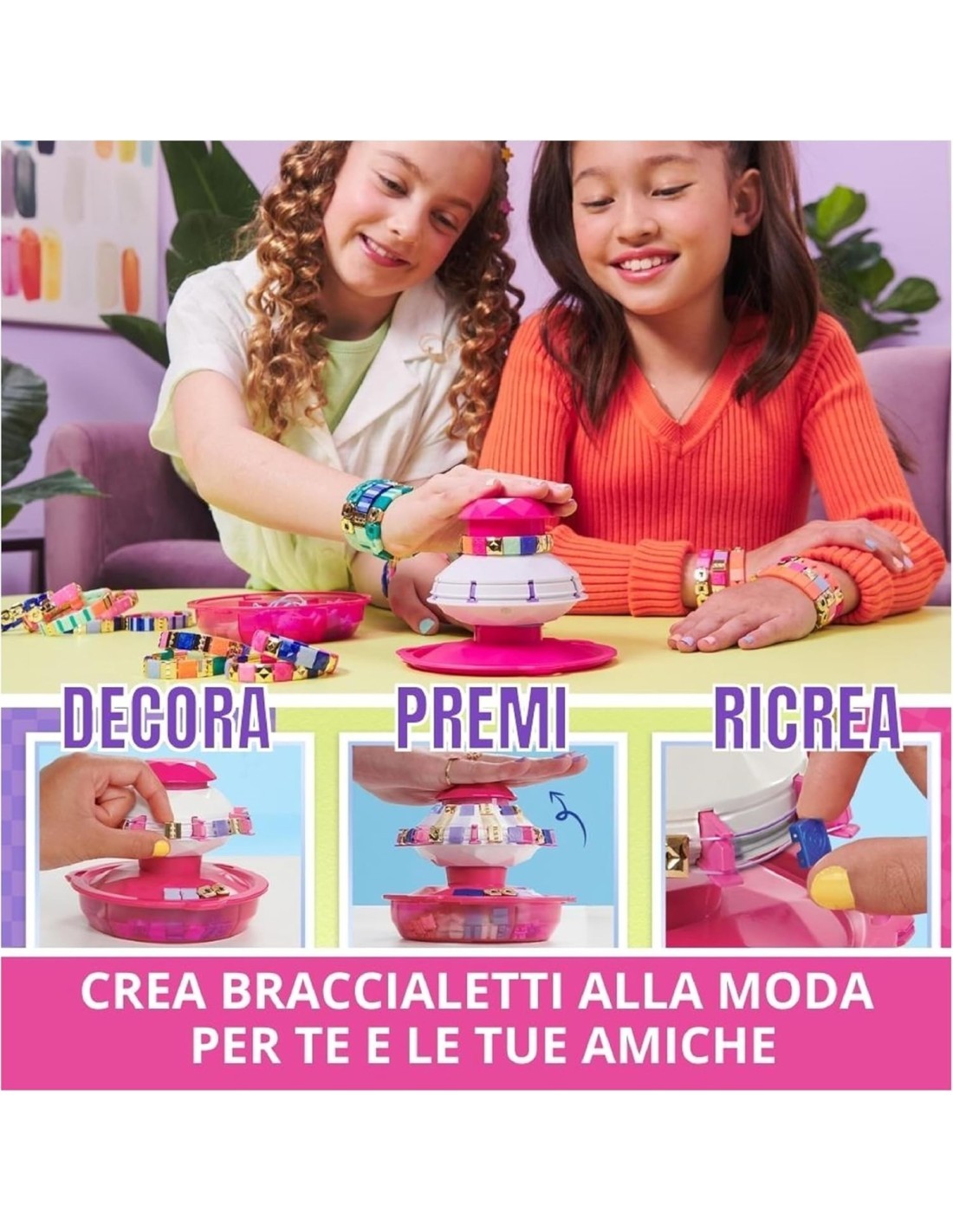 COOL MAKER 6067289 MACCHINA CREA BRACCIALETTI su TreG Ingrosso