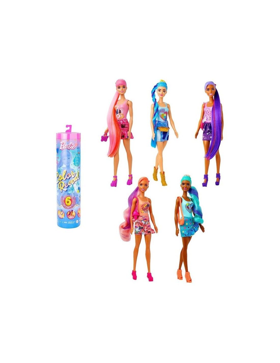 BARBIE HJX55 COLOR REVEAL JEANS su TreG Ingrosso