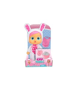 Cry Babies Loving Care Coney, Bambolina che Piange Lacrime Vere, Con Pigiama e 3 Accessori, Giocattolo e Regalo per Bambini