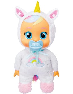 Cry Babies Goodnight Dreamy, Bambola Interattiva con Luce Notturna e Ninne Nanne, Giocattolo per Bambini dai 18 Mesi in Su 2