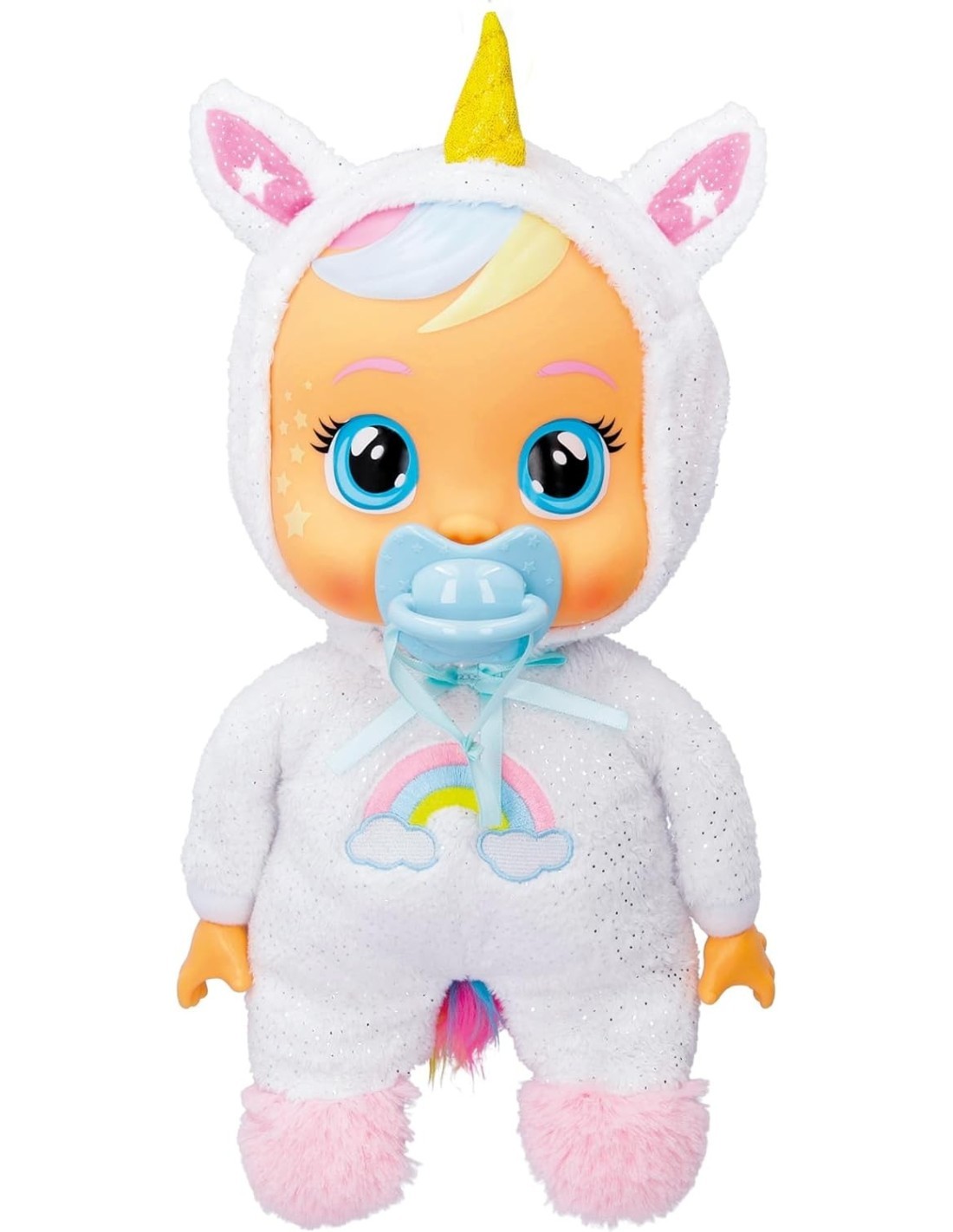 Cry Babies Goodnight Dreamy, Bambola Interattiva con Luce Notturna e Ninne Nanne, Giocattolo per Bambini dai 18 Mesi in Su