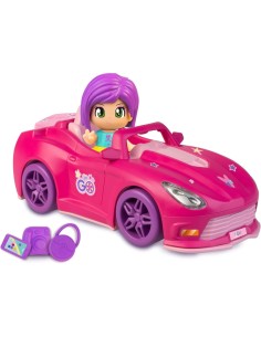 Pinypon Let's Go! Macchina, Giocattolo Assortito, Accessori Inclusi, Personaggio Pinypon, Bambini 4+, Famosa