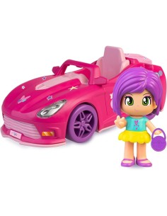 Pinypon Let's Go! Macchina, Giocattolo Assortito, Accessori Inclusi, Personaggio Pinypon, Bambini 4+, Famosa