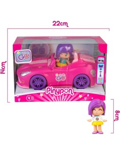 Pinypon Let's Go! Macchina, Giocattolo Assortito, Accessori Inclusi, Personaggio Pinypon, Bambini 4+, Famosa