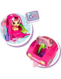 Pinypon Let's Go! Macchina, Giocattolo Assortito, Accessori Inclusi, Personaggio Pinypon, Bambini 4+, Famosa