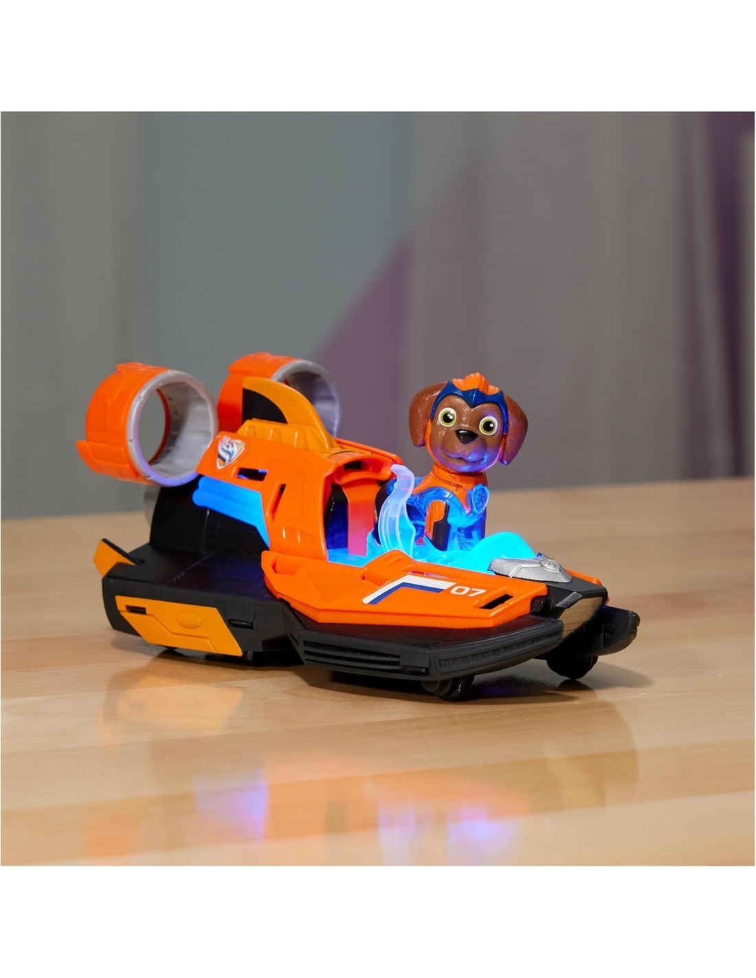 PAW PATROL VEICOLO CON PERSONAGGIO SERIE MIGHTY MOVIE, SPIN MASTER