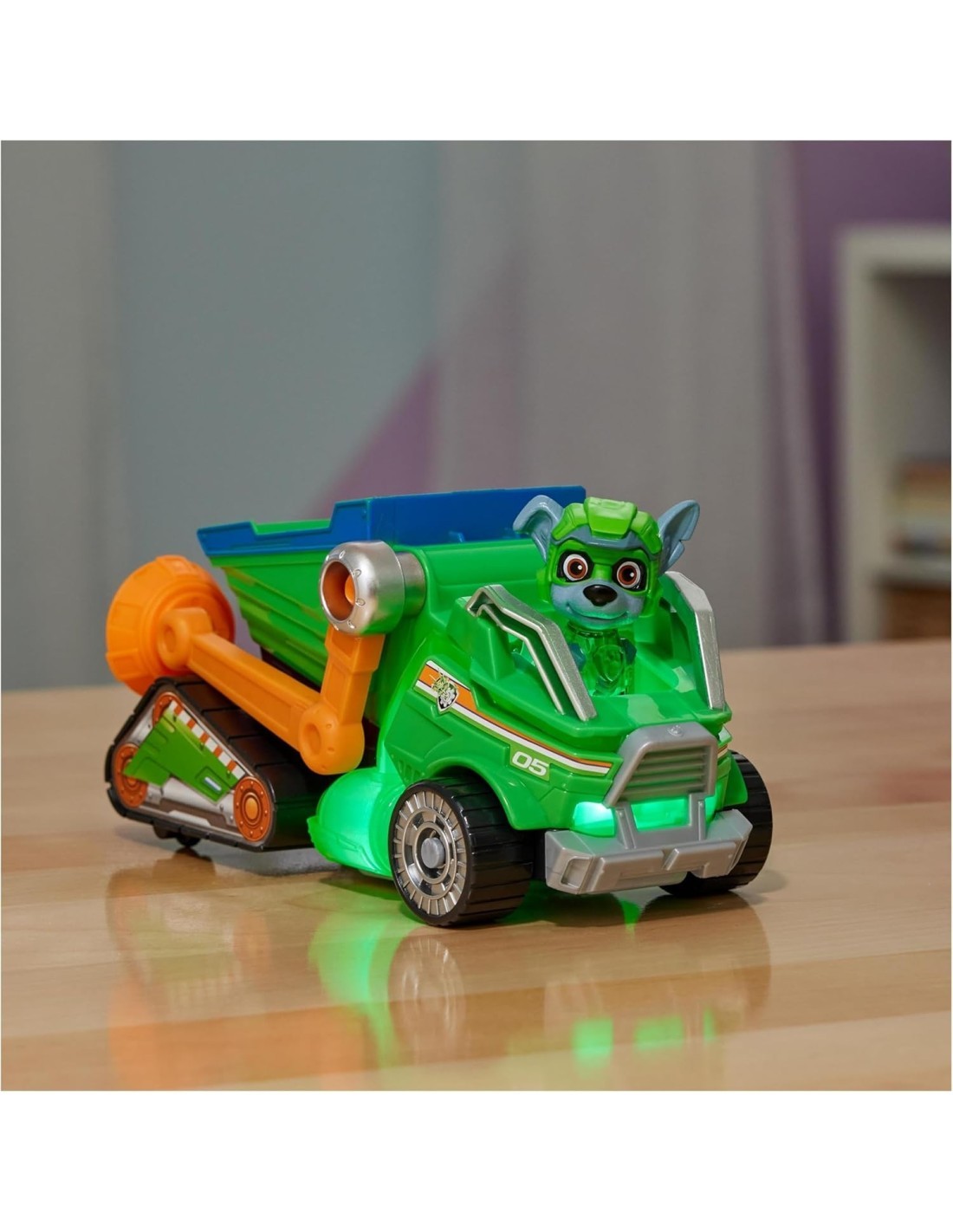 PAW PATROL VEICOLO CON PERSONAGGIO SERIE MIGHTY MOVIE, SPIN MASTER