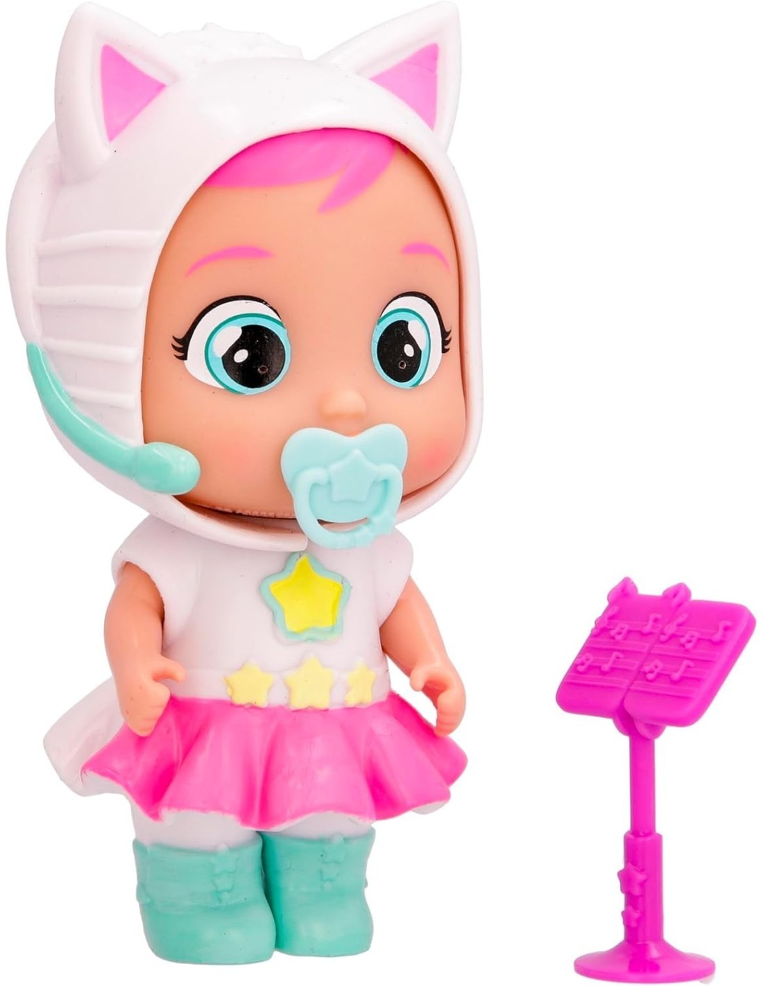 Cry Babies Magic Tears Talent Daisy, Mini Bambola da Collezione con Abito Personalizzato, Regalo per Bambini 3 Anni o Più