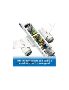LEGO City Aereo Passeggeri, Aeroplano Giocattolo, Veicoli dell'Aeroporto, 9 Minifigure, Idee Regalo Bambini, Costruzioni 60367