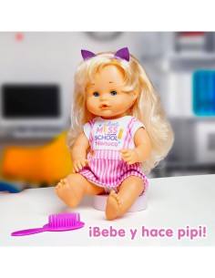 Nenuco School Hairstyle, Bambola 35 cm, Capelli Biondi, Accessori Acconciature, Giocattolo per Bambini 3 Anni+, Famosa 2
