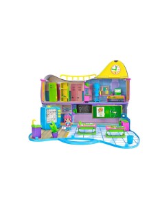 Pinypon Play Set, Istituto PINY di New York, Valigetta Portatile, Accessori Interattivi, per Bambini 4+ Anni, Famosa