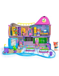 Pinypon Play Set, Istituto PINY di New York, Valigetta Portatile, Accessori Interattivi, per Bambini 4+ Anni, Famosa