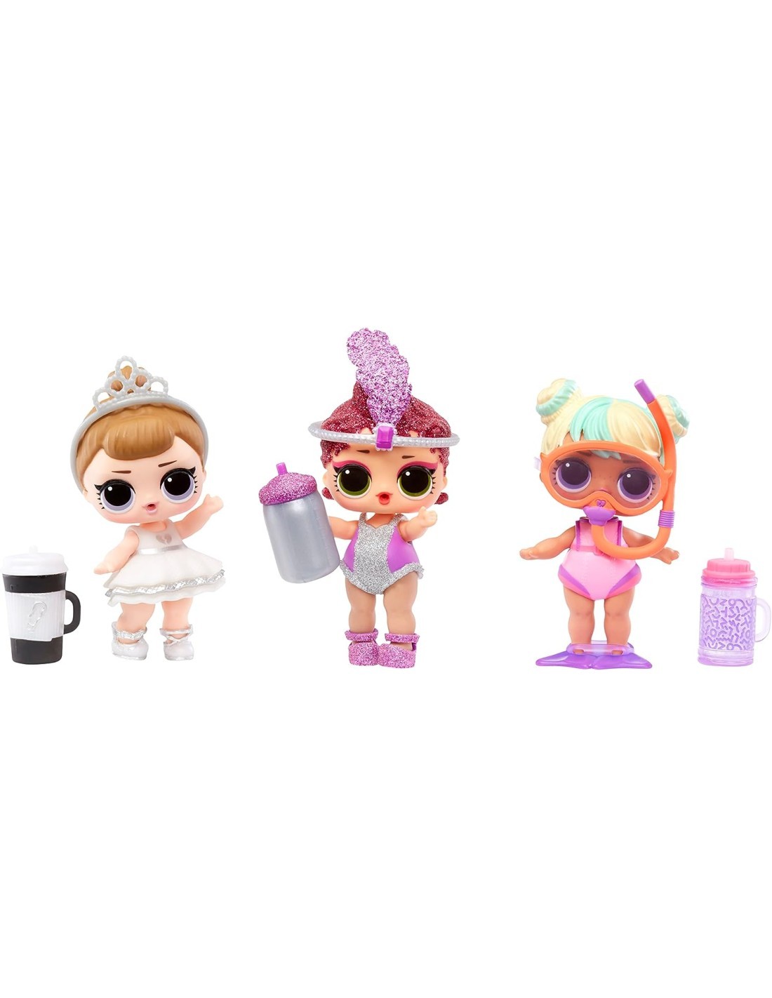 LOL Surprise Bubble Surprise, bambole da collezione, assortimento casuale, sorprese e accessori, schiuma glitterata, Età 4+