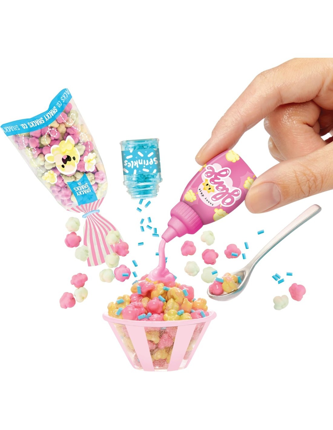 Make It Mini Food Café Miniverse Serie 2 di MGA, Set Fai-da-Te, Confezione Misteriosa, Mini Cibo da Collezione con Luce UV