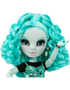 Rainbow High Shadow High Serie 3 - Berrie Skies, Bambola Fashion Verde con Vestito alla Moda e Oltre 10 Accessori, Articolata