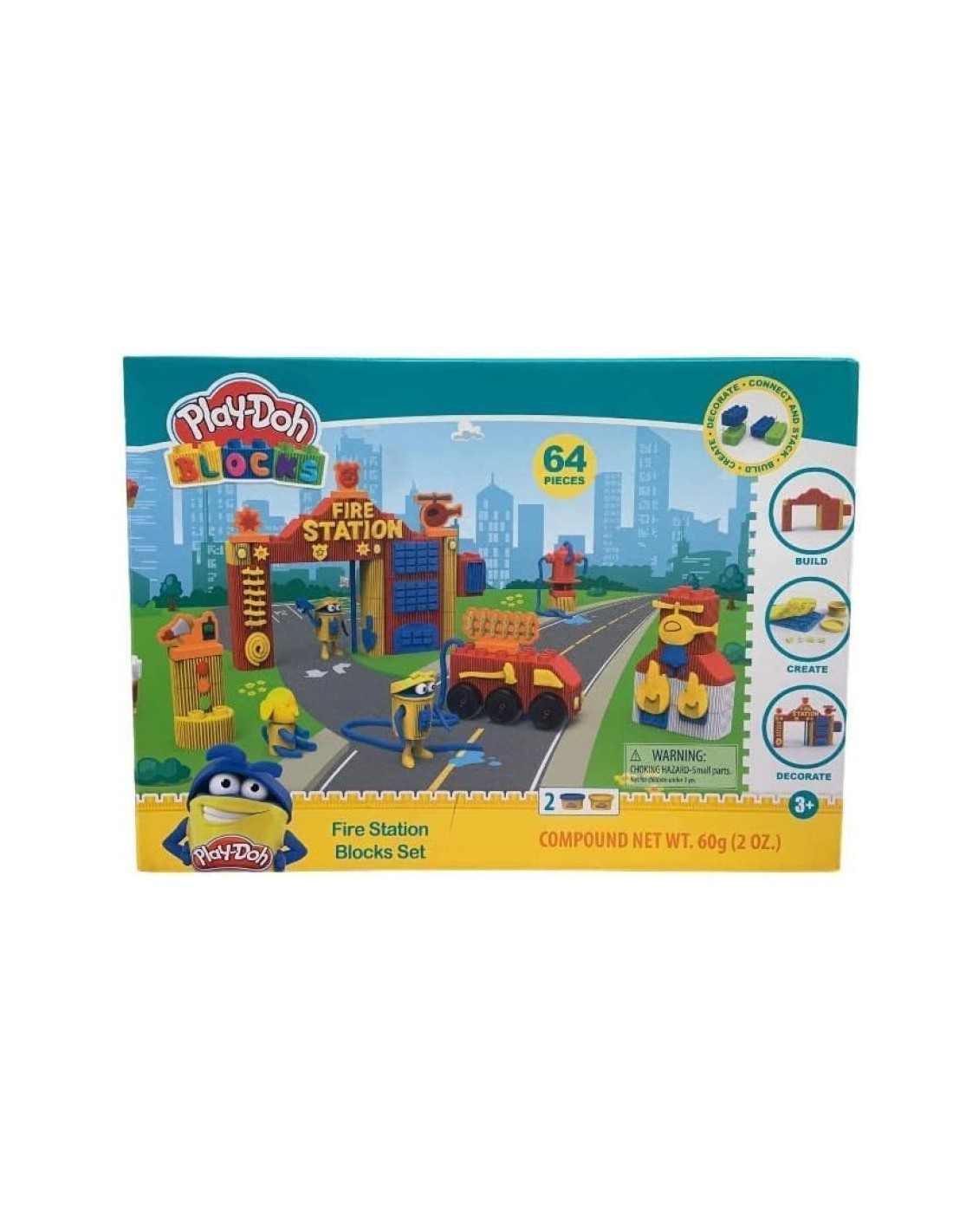 PLAY-DOH BLOCKS PLD07000 STAZIONE DEI POMPIERI