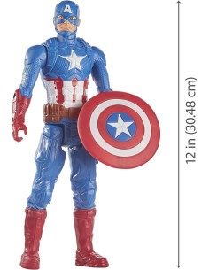 AVENGERS E7877 CAPITAN AMERICA TITAN HERO su TreG Ingrosso