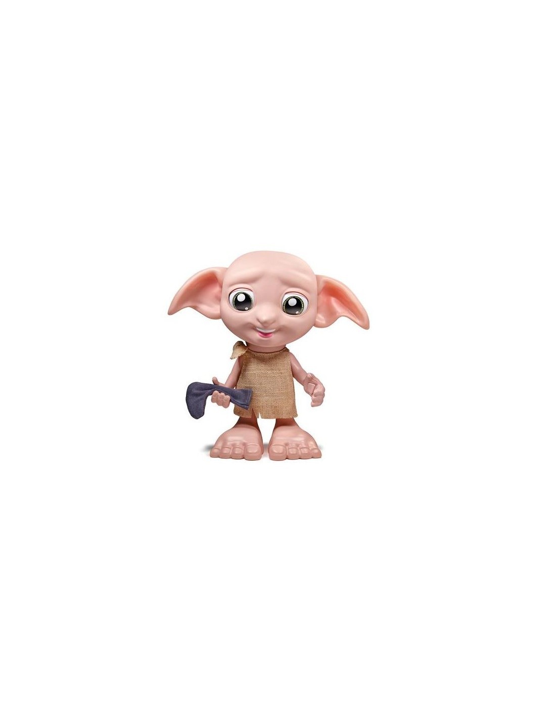 Wizarding World, Harry Potter, Bambola Interattiva Magical Dobby da 21,6 cm con Suoni, Frasi e Calzino - 6 Anni +