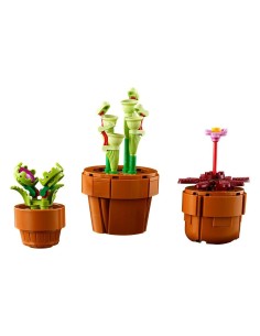 LEGO Icons Piantine, Set Collezione Botanica, Fiori Artificiali, Vaso Terracotta, Decorazione Casa, Idee Regalo