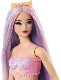 BARBIE, SIRENA, BAMBOLA, COLORI ASSORTITI, 3+ ANNI