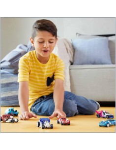HOT WHEELS BOLIDE A RETROCARICA, VEICOLO SCALA 1:43, MODELLI ASSORTITI CON PARTI APRIBILI 2