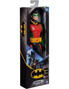 Action Figure Robin, DC Comics, alta 30 cm, con 11 punti di articolazione, giocattolo per bambini, 3+ anni