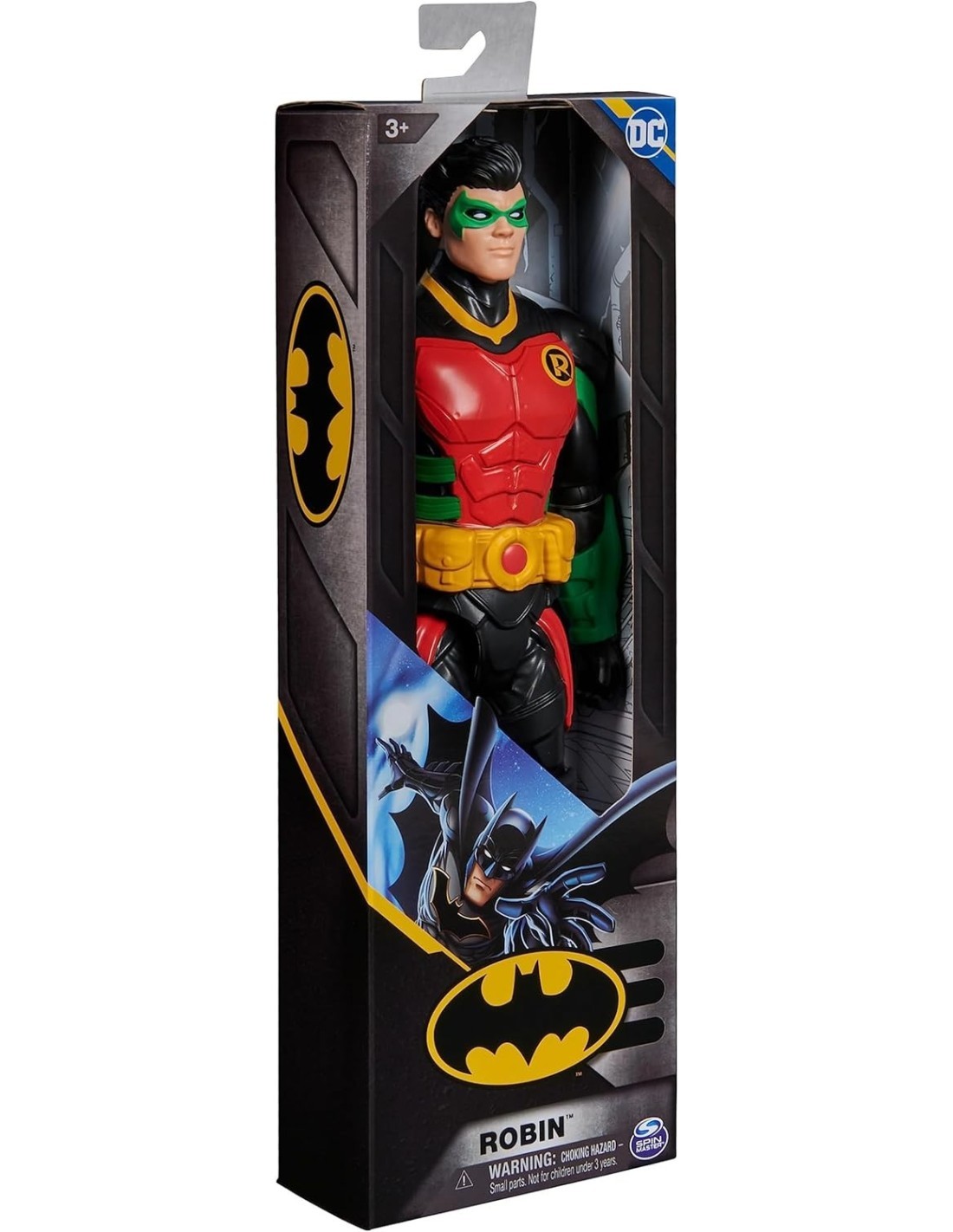Action Figure Robin, DC Comics, alta 30 cm, con 11 punti di articolazione, giocattolo per bambini, 3+ anni