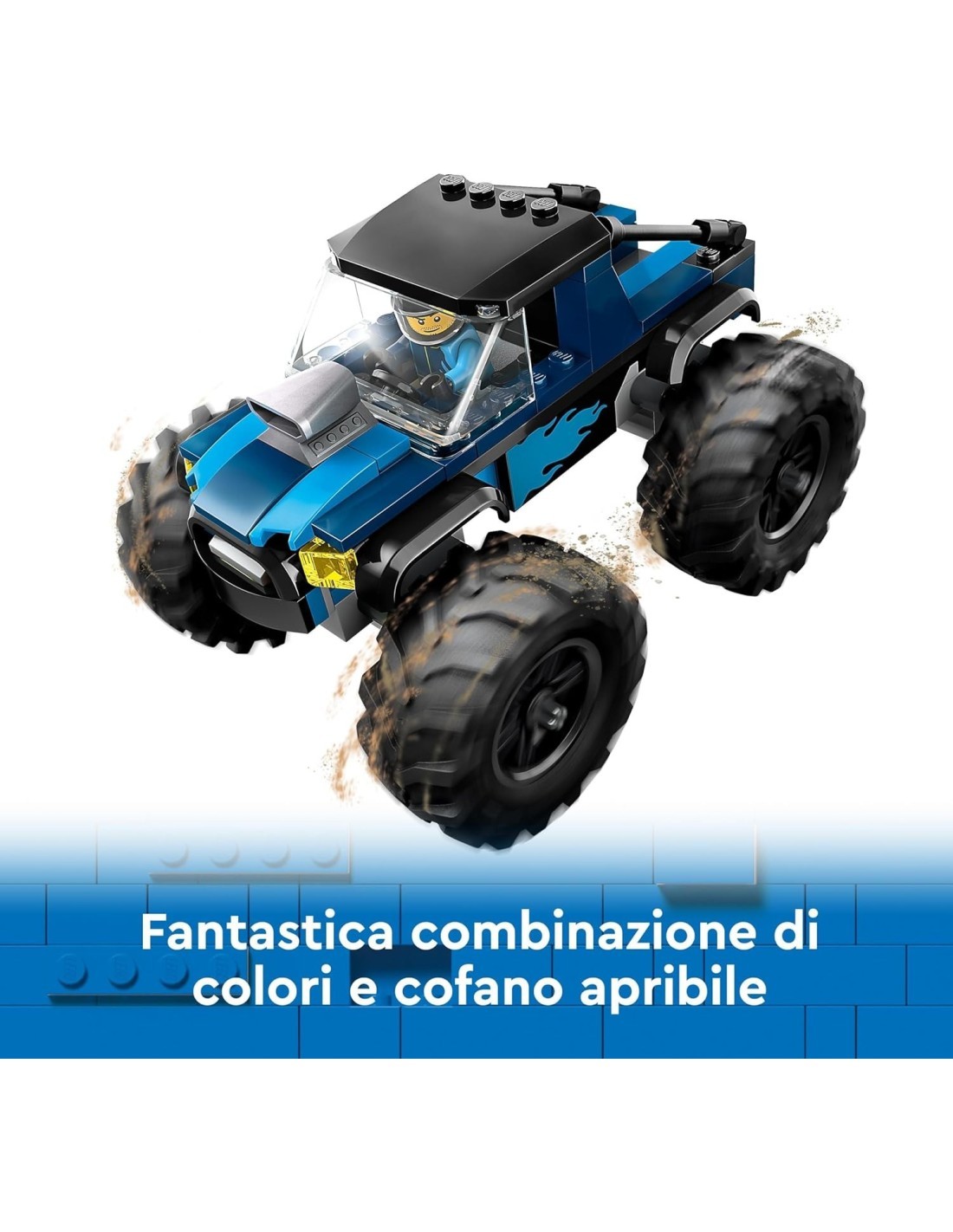 CITY 60402 MONSTER TRUCK BLU
