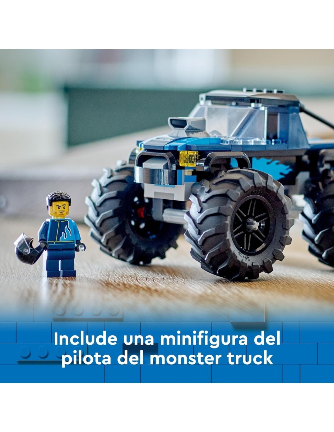 CITY 60402 MONSTER TRUCK BLU