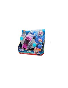 Paw Patrol, veicolo trasformabile Aqua Pups di Skye, personaggio Skye incluso, giochi per bambini 3 anni, avventure marine